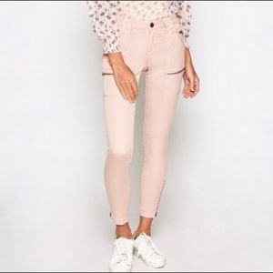 Joie High-Rise Park Skinny Pants in Pink Sky - Size 28